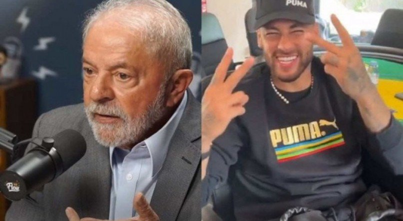 Lula participou do Flow Podcast e aproveitou para alfinetar o atacante Neymar