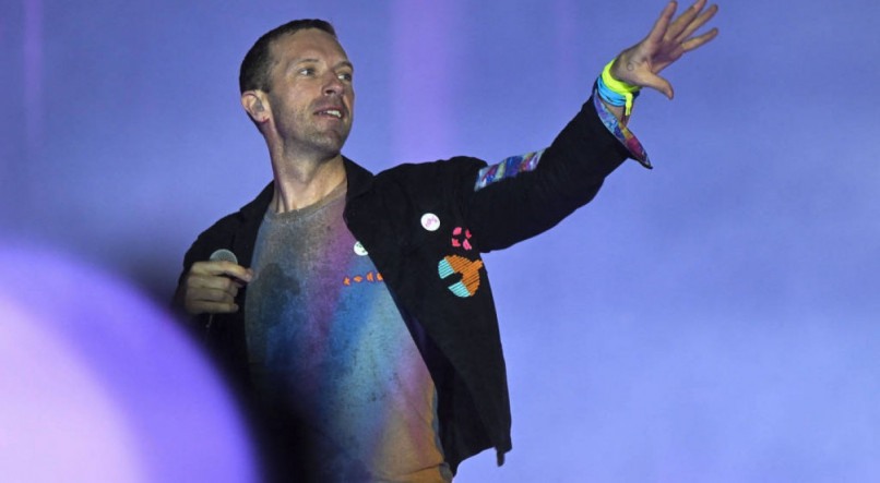 SHOW Chris Martin, vocalista do Coldplay 