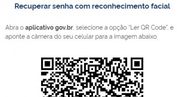 Como recuperar o acesso gov.br por reconhecimento facial