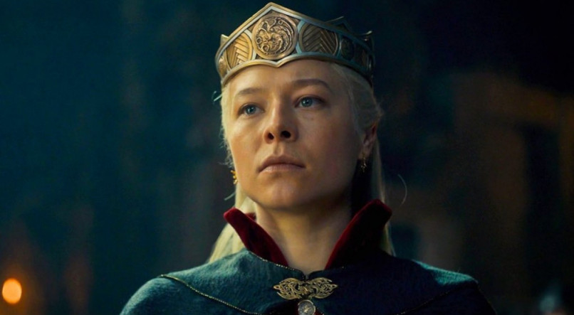 Emma D’Arcy como  Rhaenyra Targaryen em A Casa do Dragão.