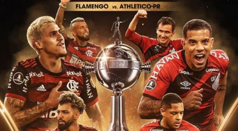 Flamengo x Athletico-PR decidem a final da Libertadores 2022. 