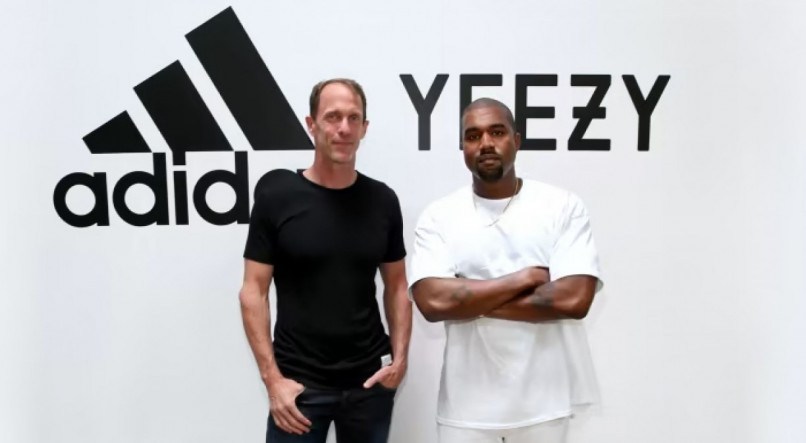 ADIAS ROMPE COM KANYE WEST Ex-chefe de marcas globais da Adidas Eric Liedtke com Kanye West em 2016
