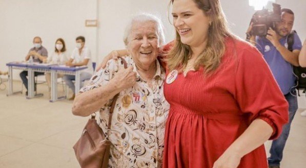 Marília e vovó Vilma