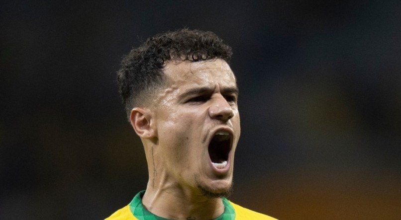 Philippe Coutinho, da sele&ccedil;&atilde;o brasileira