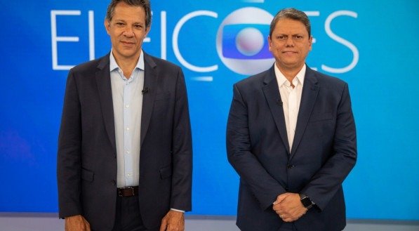 Fernando Haddad (PT) e Tarcísio de Freitas (Republicanos), quando disputaram o governo de São Paulo