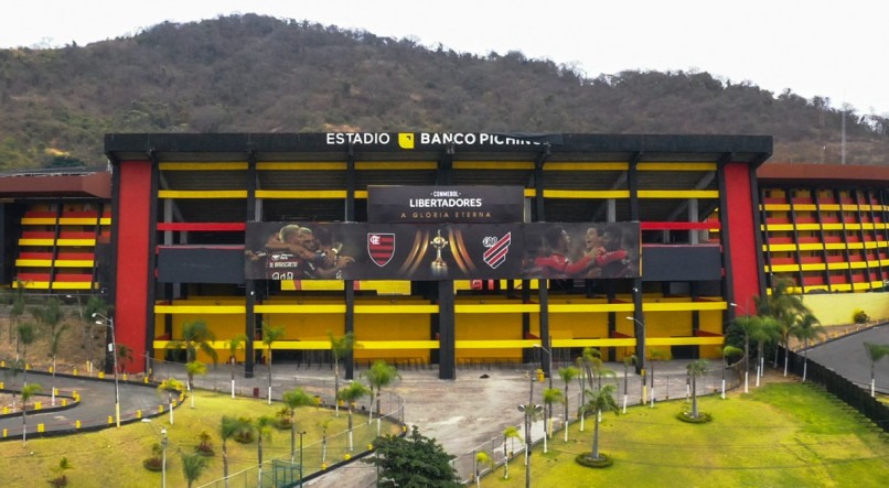 Estádio da final da Libertadores 2022 entre Flamengo e Athletico-PR
