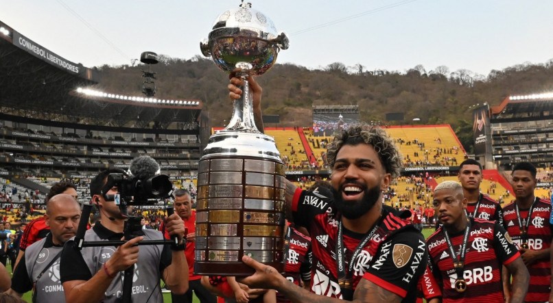 Gabigol foi o herói do Flamengo do título da Libertadores 2022