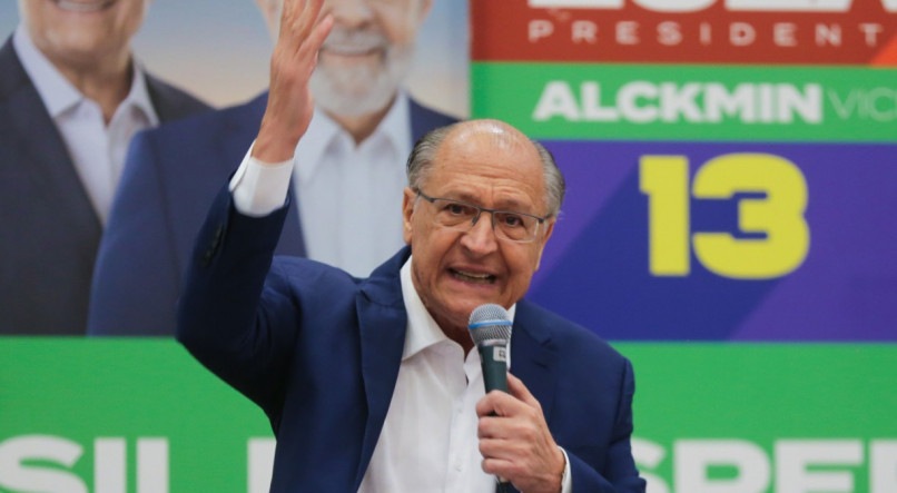 Geraldo Alckmin, pede que Rui Costa fale dos resultados com mais entusiasmo  