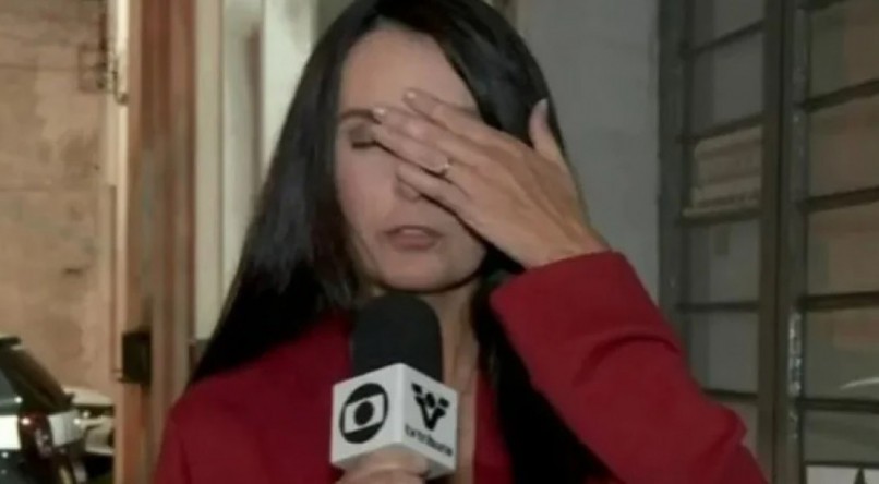 A repórter Vanessa Medeiros desmaiou ao vivo 