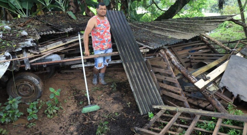 Chuvas deixam estragos em Palmares, na Zona da Mata de Pernambuco