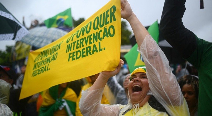 Manifestação bolsonarista no Rio de Janeiro