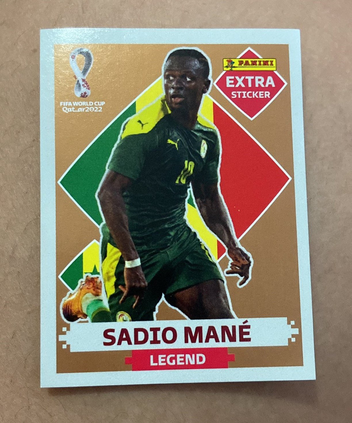 SADIO MANÉ BORDÔ (Base) - EXTRA LEGEND (Senegal) - Figurinha