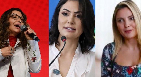 Janja Lula da Silva e MIchelle Bolsonaro