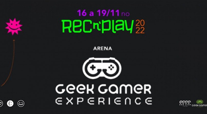 Arena Geek Gamer Experience será gratuita para inscritos no Rec'N'Play