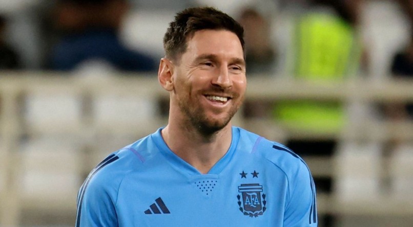 Lionel Messi foi dúvida para a escalação da Argentina hoje