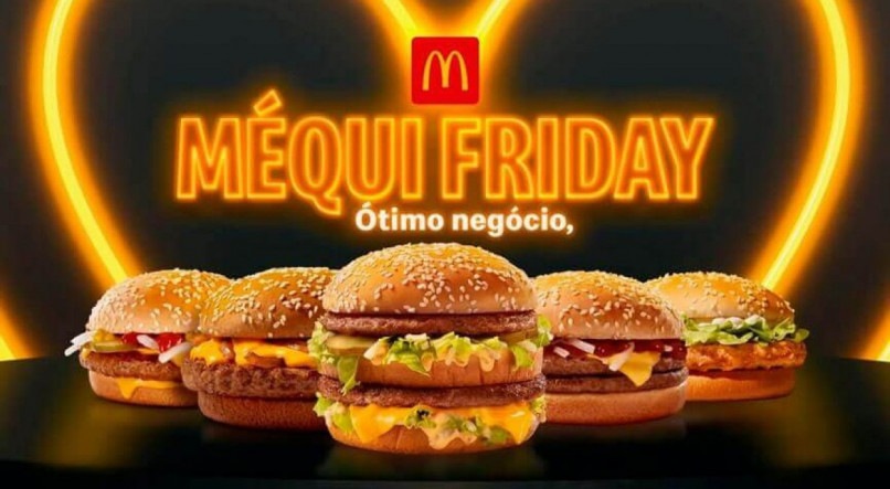 A McDonald's está oferecendo descontos especiais para a semana Méqui Friday, a Black Friday da McDonald's.