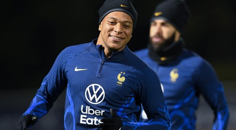 Mbappé e Benzema defendem a França na Copa do Mundo 2022