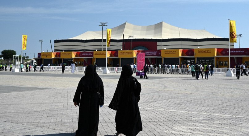 Estádio Al Bayt, no Catar, onde será a abertura da Copa do Mundo 2022.