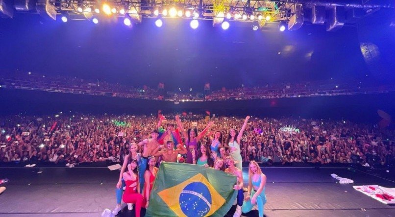 Now United fez shows em seis cidades brasileiras, em março de 2022.