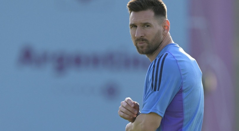 Lionel Messi joga pela Argentina na Copa do Mundo 2022