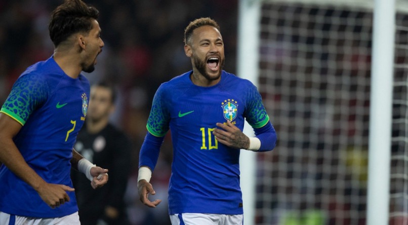 Neymar &eacute; o principal jogador da Sele&ccedil;&atilde;o Brasileira na Copa do Mundo do Catar 2022
