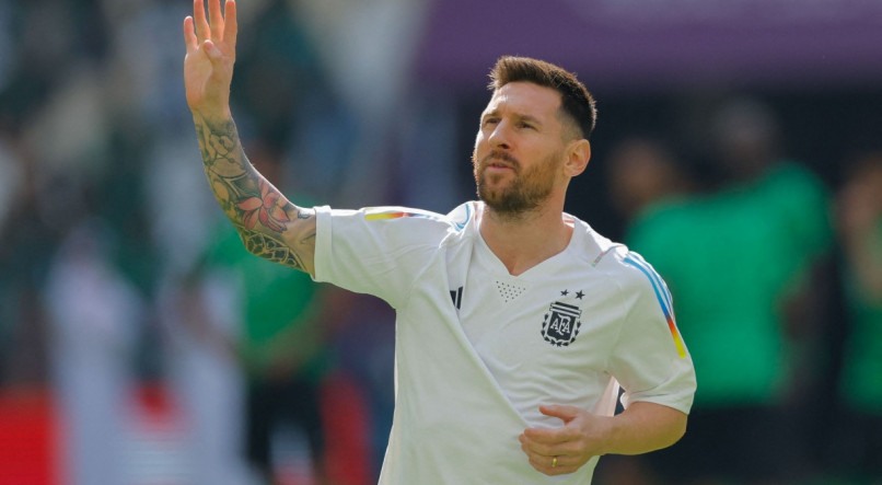 Lionel Messi, destaque da seleção da Argentina