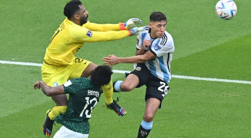 Argentina x Ar&aacute;bia Saudita pela Copa do Mundo