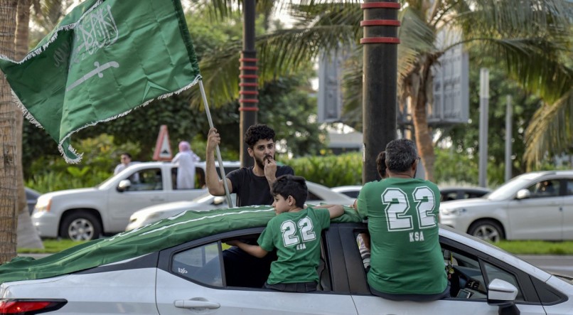 Ar&aacute;bia Saudita faz festa pela Copa do Mundo 2022 ap&oacute;s vit&oacute;ria sobre a Argentina 