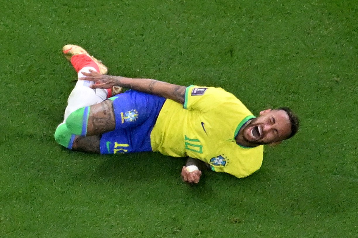 Qual foi a Copa que o Neymar se machucou?