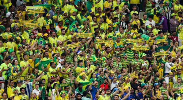 Torcida do Brasil na Copa do Mundo 2022, no Catar