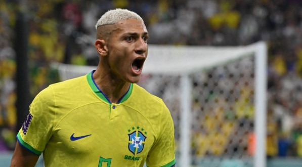 Richarlison &eacute; a refer&ecirc;ncia do ataque do Brasil no jogo contra Coreia do Sul pelas oitavas de final da Copa do Mundo 2022