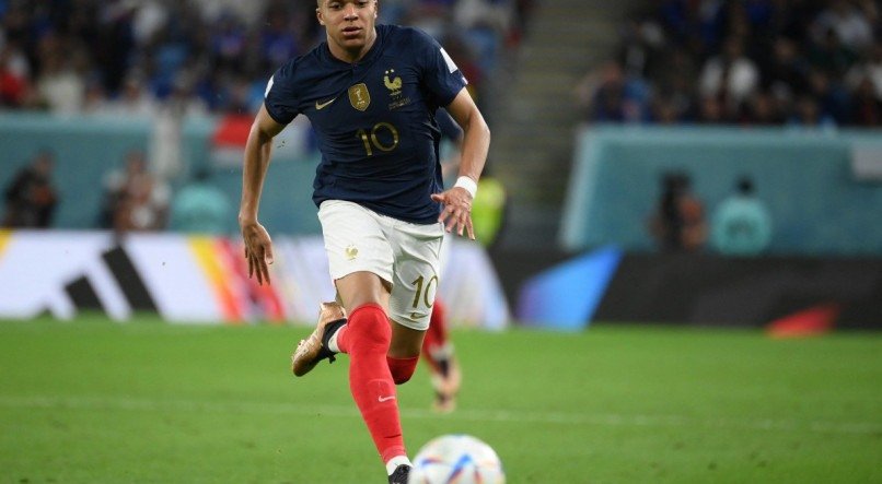 Mbapp&eacute; &eacute; um dos grandes nomes da Fran&ccedil;a na Copa do Mundo 2022