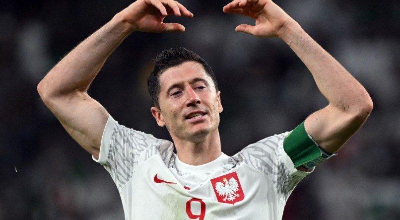 A Pol&ocirc;nia, de Lewandowski, tem grande chance de se classificar para segunda fase da Copa do Mundo 2022