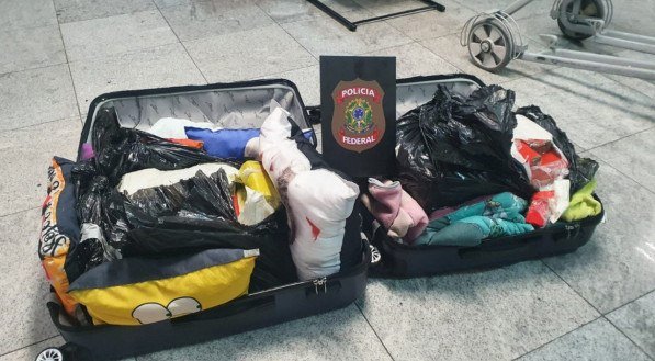 DJ é preso com mais de 27kg de maconha na mala no Aeroporto do Recife