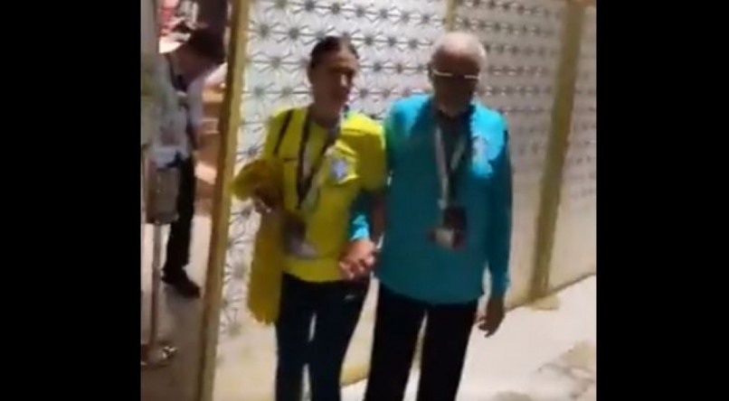 Gilberto Gil e Flora Gil foram xingados por torcedores do Brasil