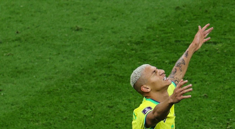 Richarlison fez os dois gols da estreia do Brasil na Copa do Mundo 2022.