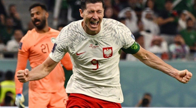 Robert Lewandowski é capitão e estrela da seleção polonesa. 