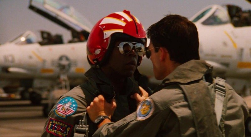 Clarence Gilyard Jr. como Sundown em 'Top Gun: Ases Indomáveis'.