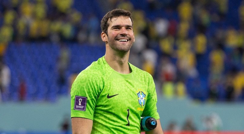 Alisson &eacute; o goleiro titular do Brasil diante da Coreia do Sul nas oitavas de final da Copa do Mundo 2022