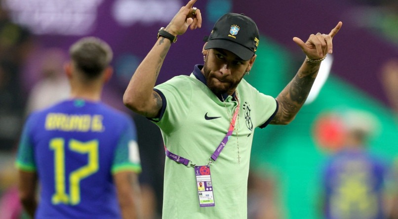 Neymar retorna ao Brasil diante da Coreia do Sul ap&oacute;s sofrer les&atilde;o na estreia pela Copa do Mundo 2022