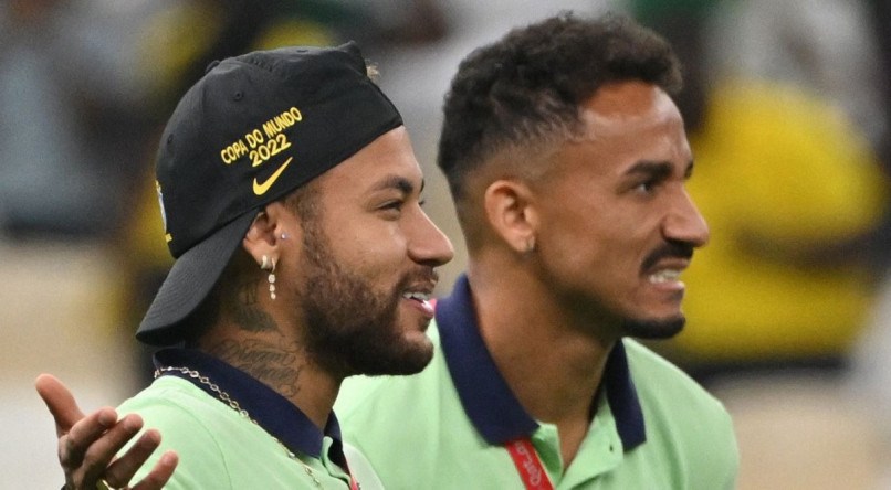 Neymar teve uma lesão no tornozelo na estreia do Brasil na Copa do Mundo 2022