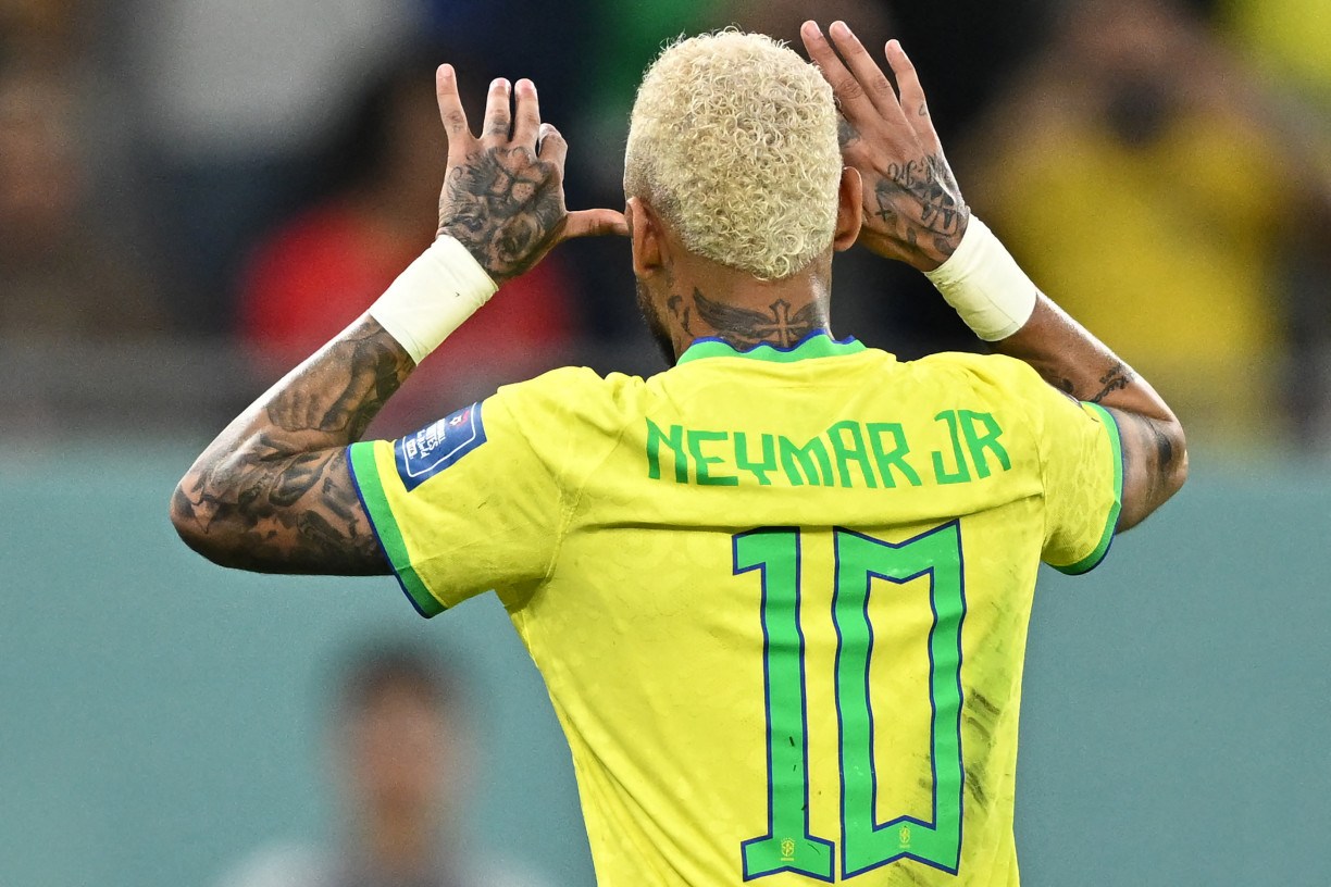 Neymar &eacute; o camisa 10 do Brasil.