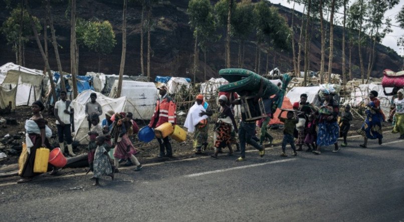 Milhares de congoleses foram deslocados no leste do Pa&iacute;s