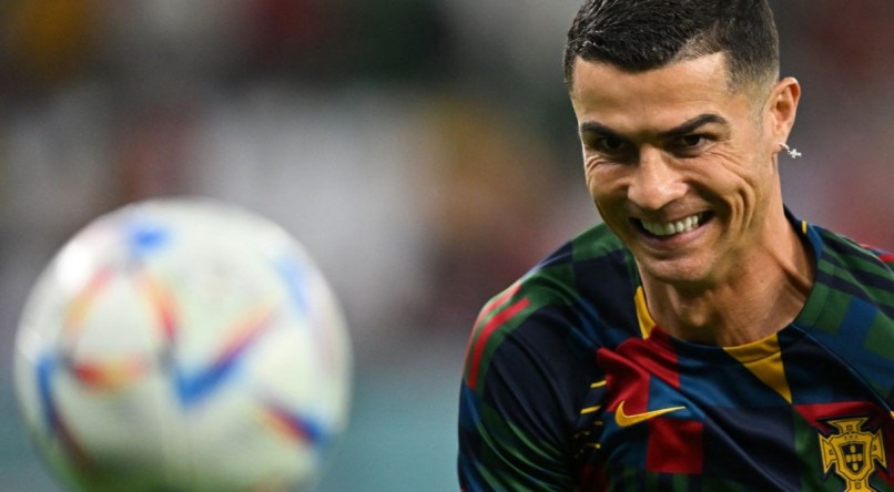Cristiano Ronaldo come&ccedil;ou no banco de reservas o jogo entre Portugal x Su&iacute;&ccedil;a pelas oitavas de final da Copa do Mundo 2022