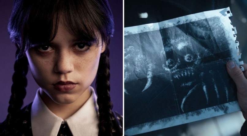 O mistério sobre quem é o monstro da série Wandinha Addams é o enredo principal do mais novo sucesso da Netflix.