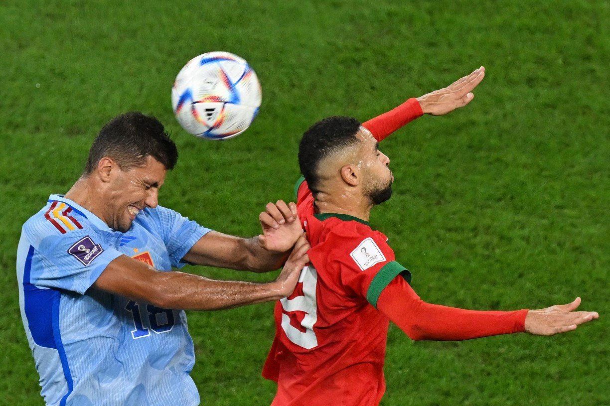 MARROCOS X ESPANHA  OITAVAS DE FINAL DA COPA 2022 AO VIVO - ESTÁDIO CIDADE  DA EDUCAÇÃO 