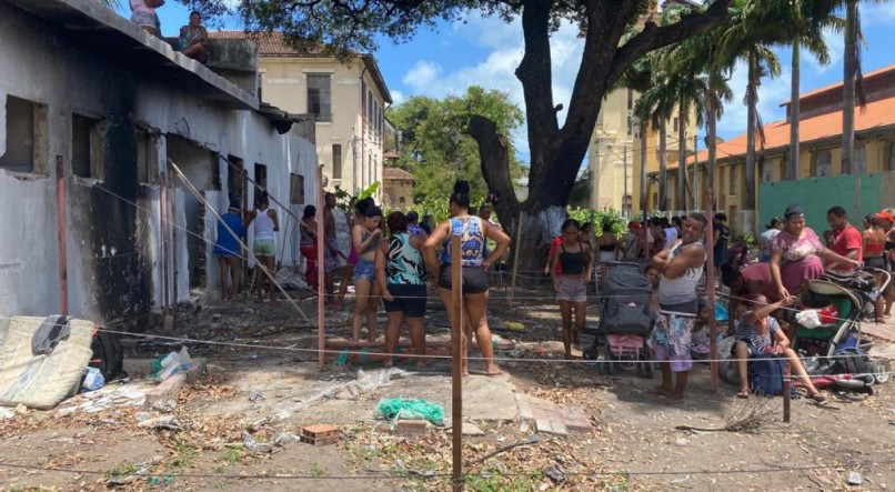Ocupação Dandara fica na antiga Unidade de Saúde da Família (USF) do Recife do bairro de Peixinhos, limite entre a capital pernambucana e Olinda