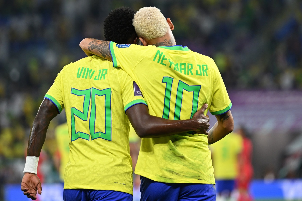 Neymar e Vinicius J&uacute;nior s&atilde;o os destaques da Sele&ccedil;&atilde;o Brasileira