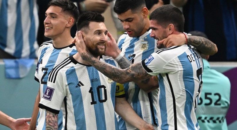 Antes de enfrentar a Cro&aacute;cia, a Argentina eliminou a Holanda nas quartas de final da Copa do Mundo 2022
