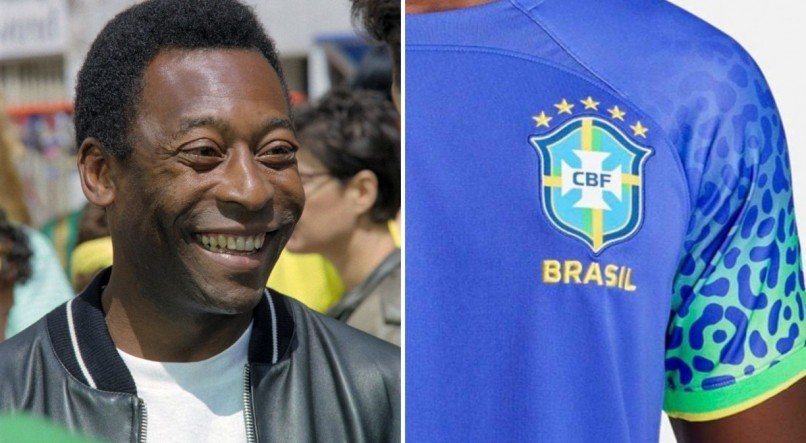 Escudo do Brasil pode ser alterado pela CBF em homenagem ao 'rei' Pelé